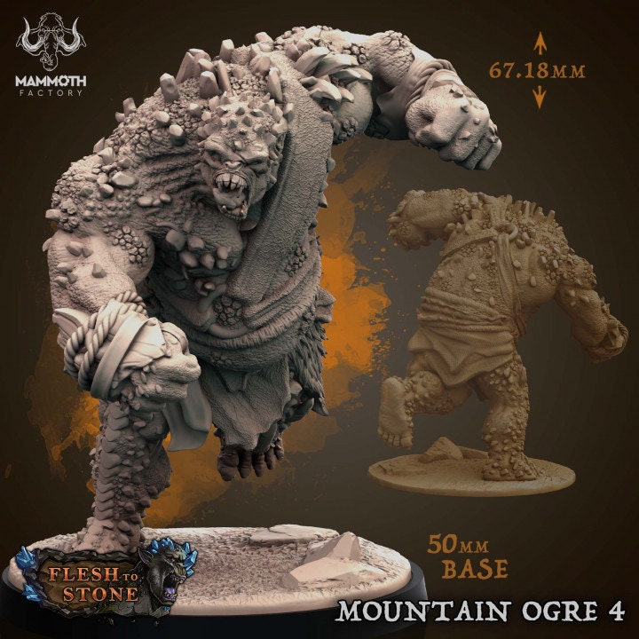 Mountain Ogre Pack + 2 Rams