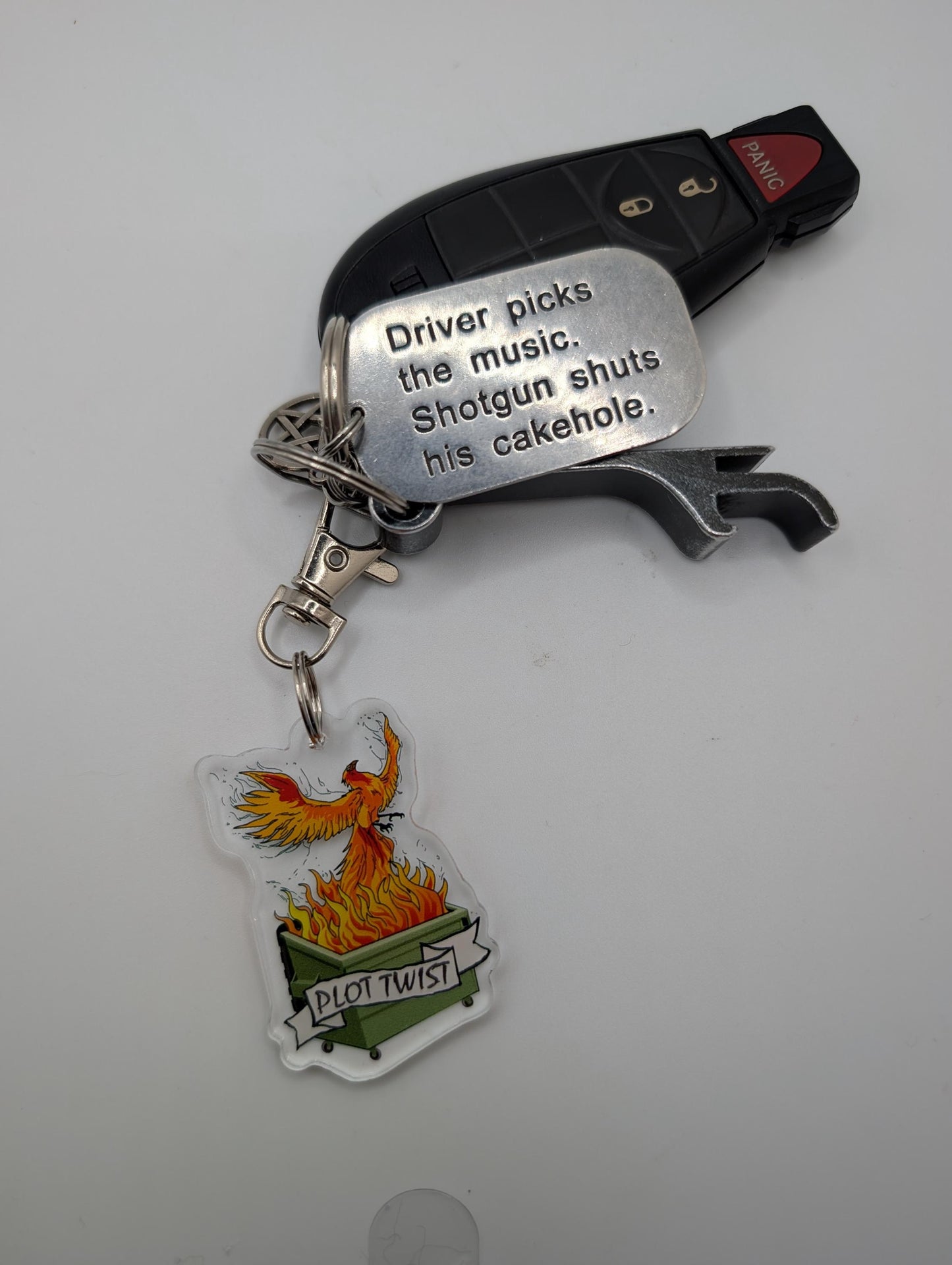 Plot Twist Acrylic Keychain