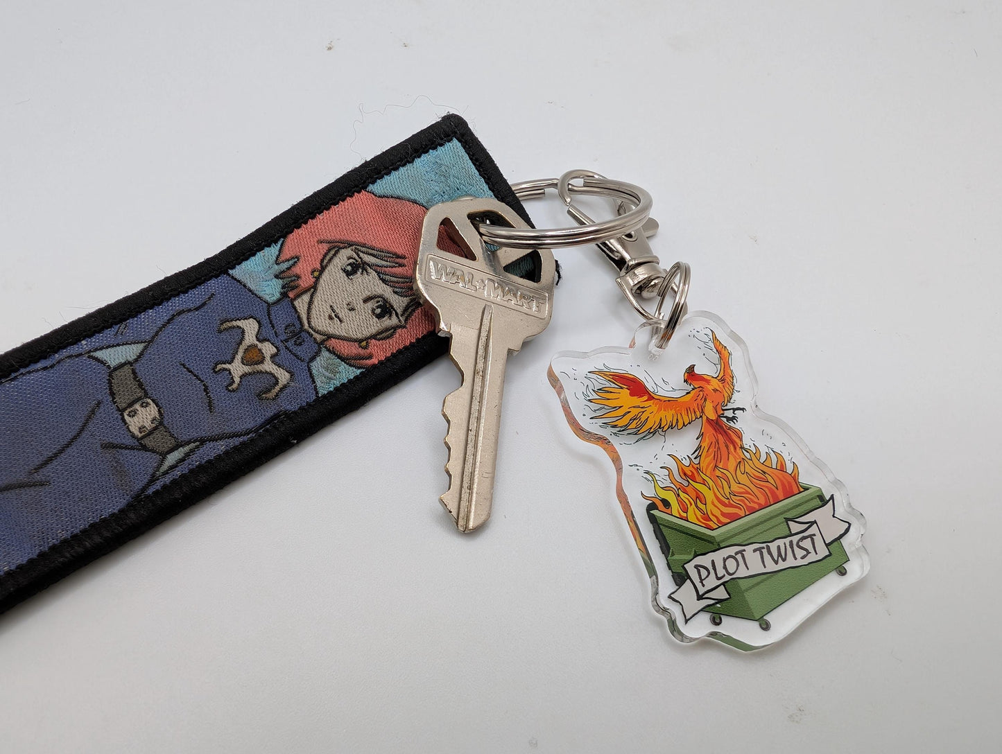 Plot Twist Acrylic Keychain