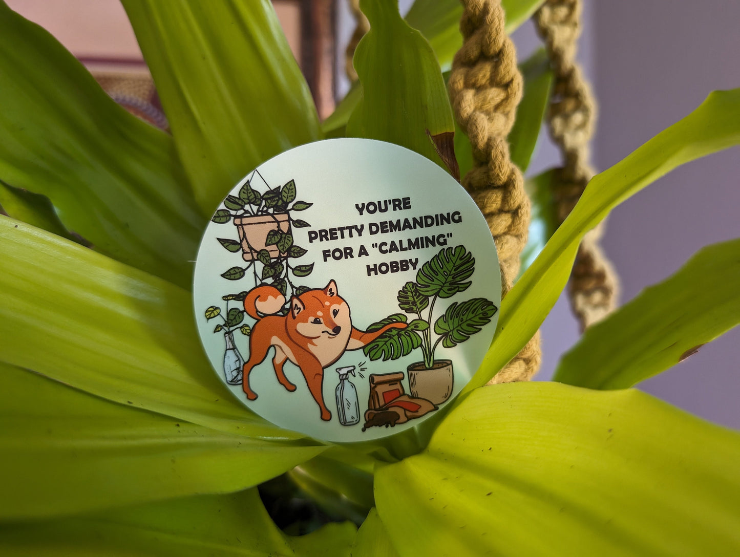Plant Hobby Sticker