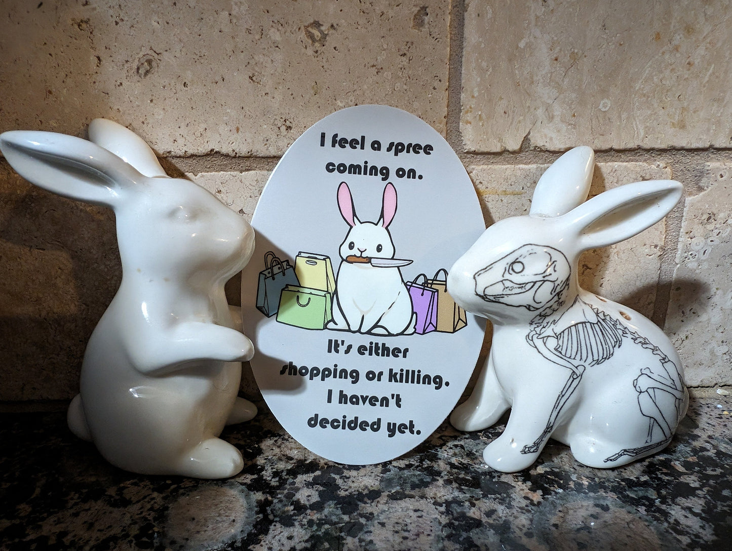 Spree (Shopping or Killing) Sticker