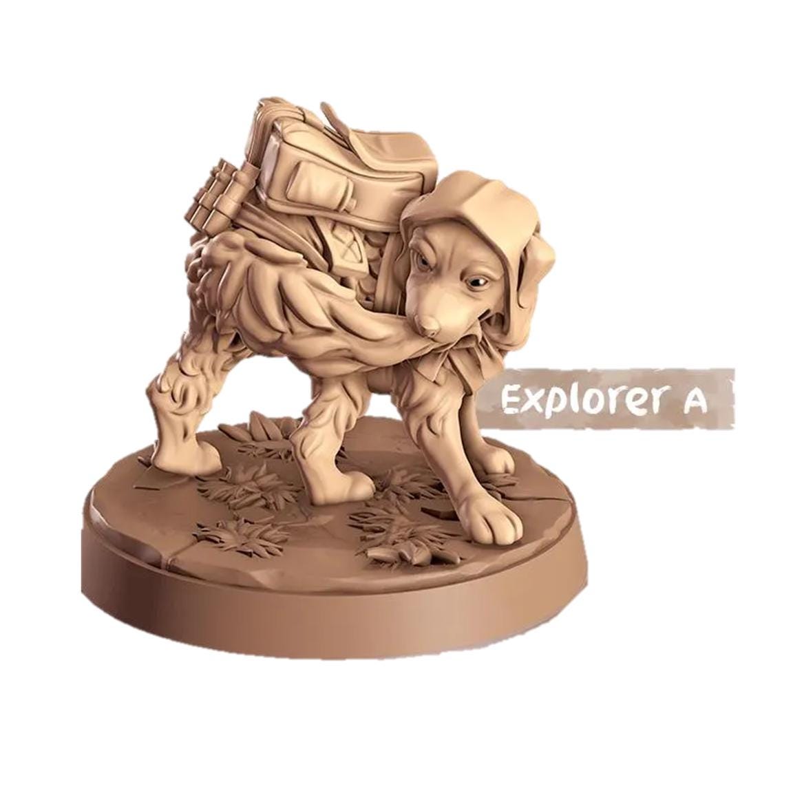 Golden Retriever Dog - Multiple Poses with or without Gear