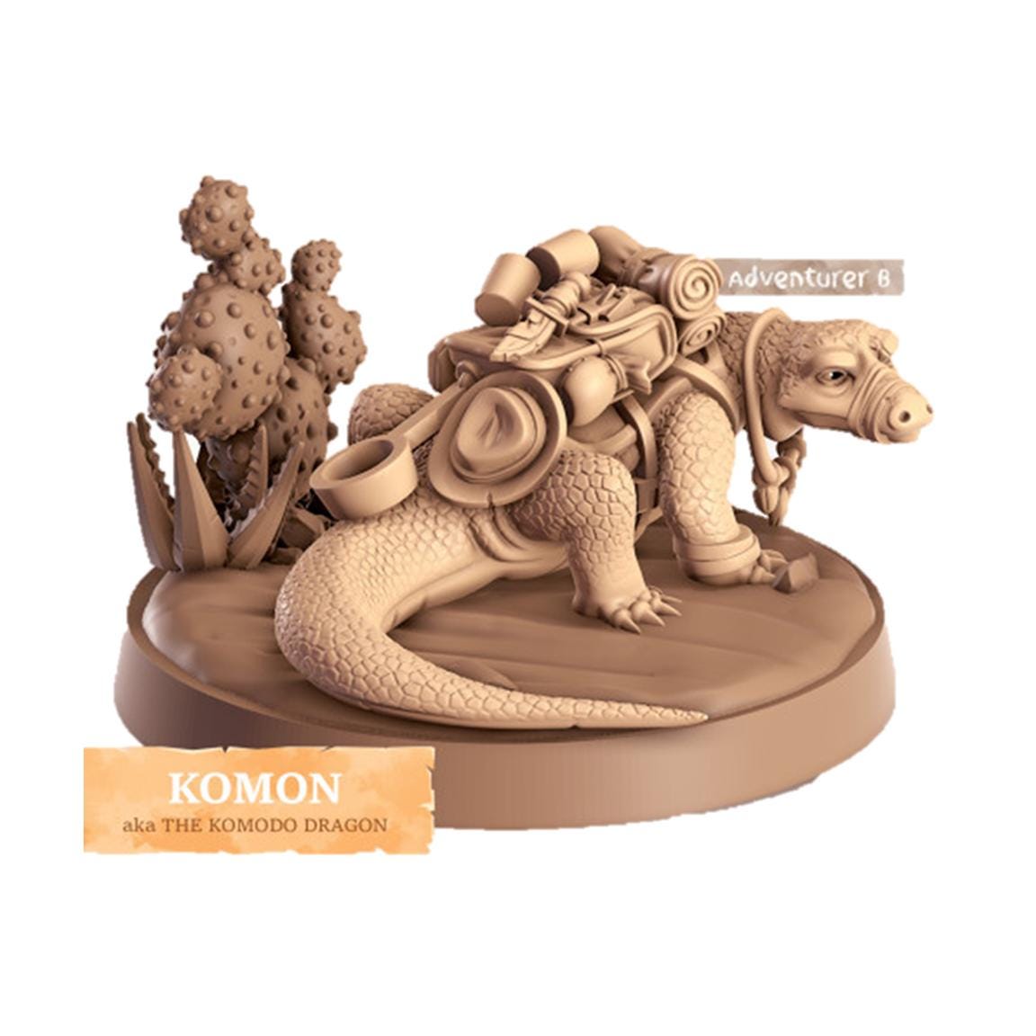 Komodo Dragon - Multiple Poses with or without Gear