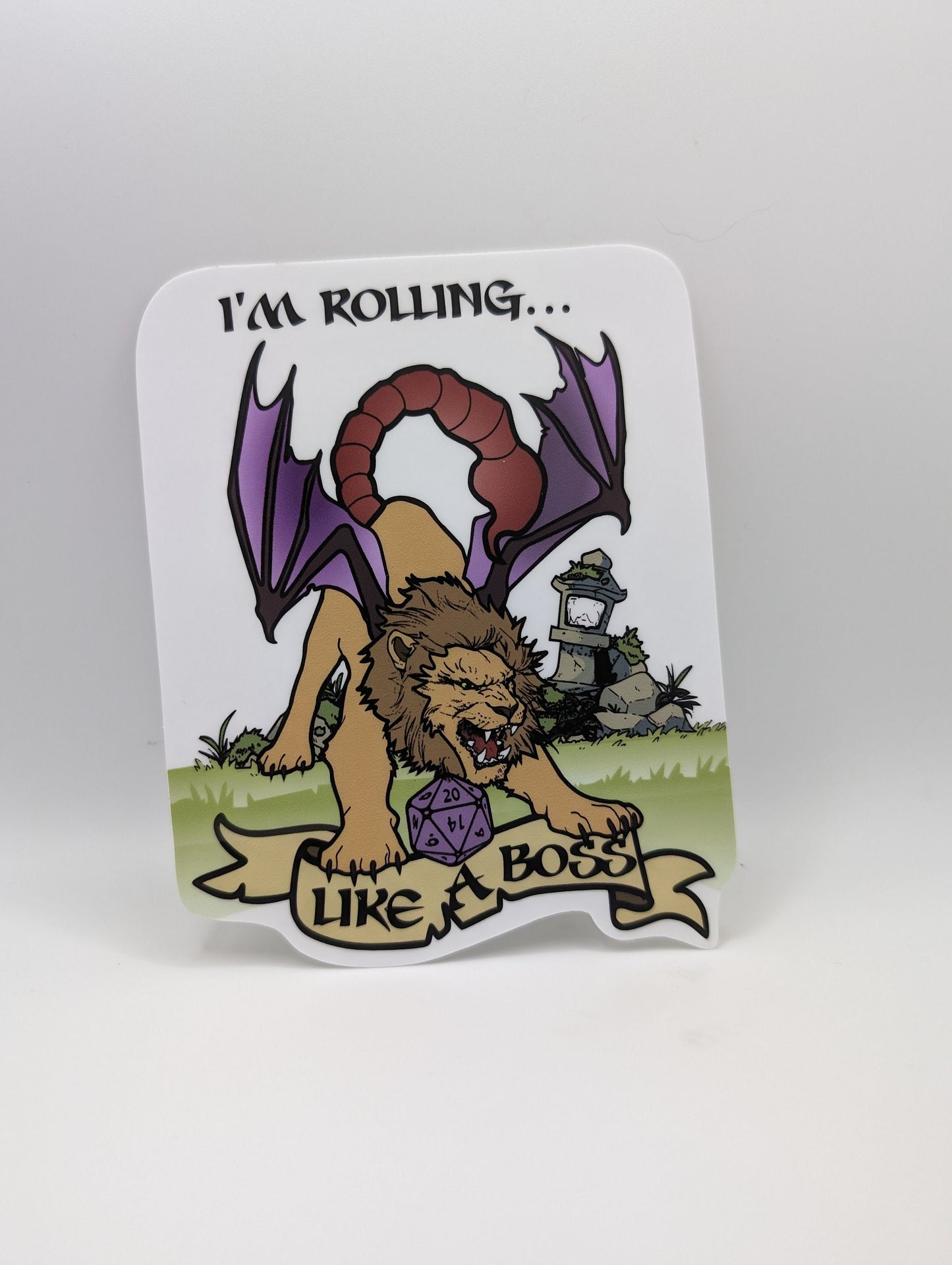 Rolling Like a Boss Sticker