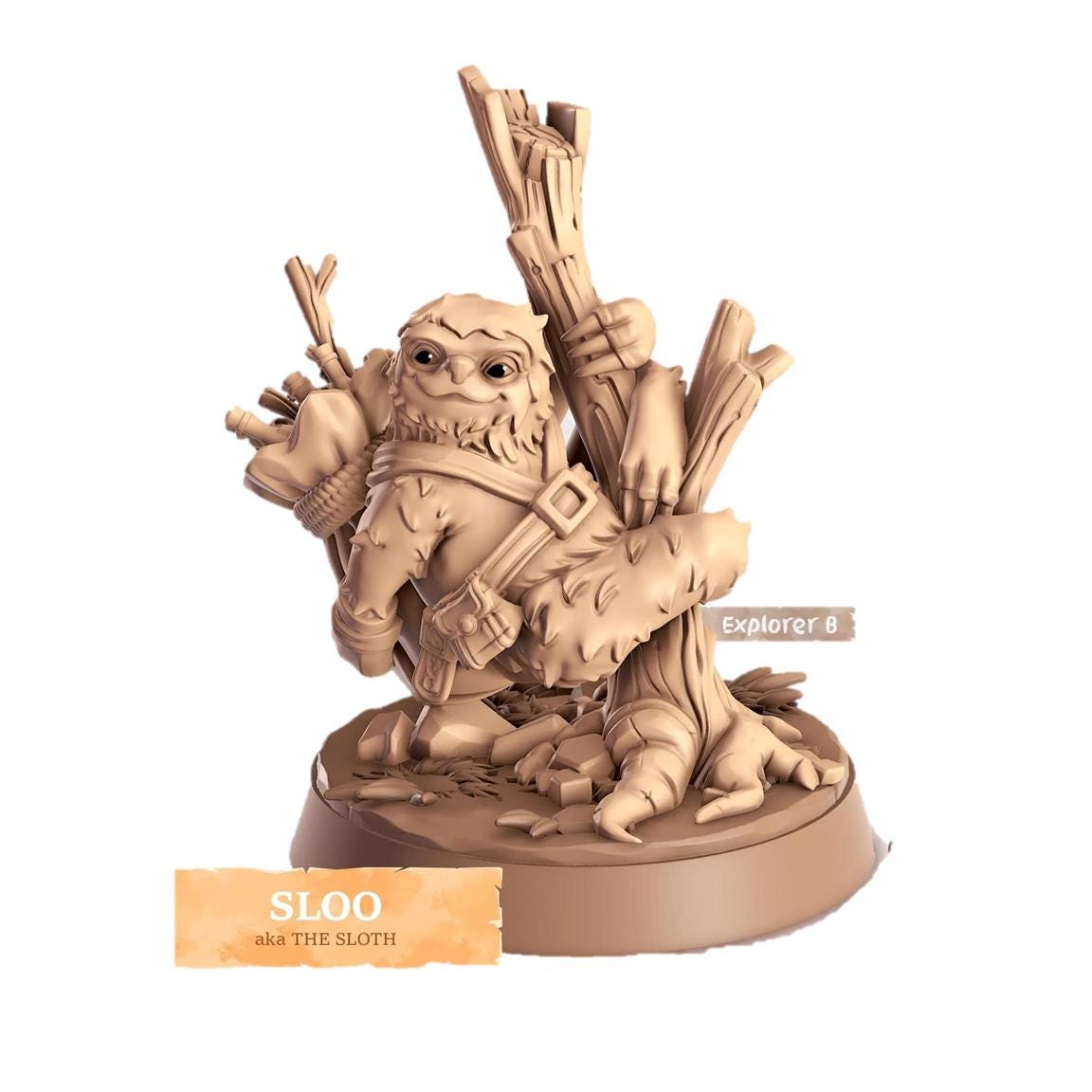 Sloth - Multiple Poses with or without Gear