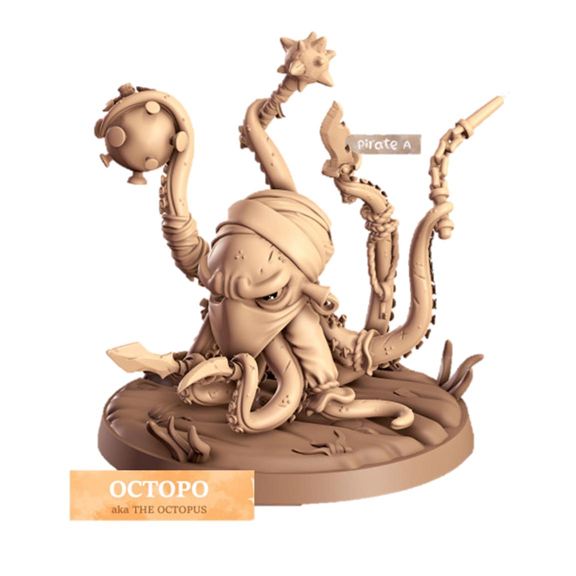 Octopus - Multiple Poses with or without Gear