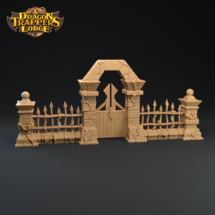 Terrain - Spiked Gate & Fence