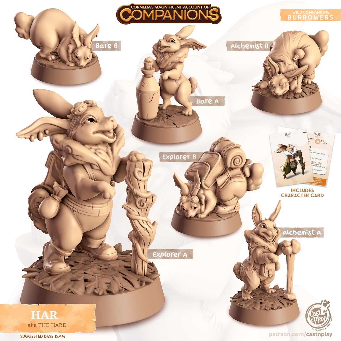 Hare - Multiple Poses with or without Gear