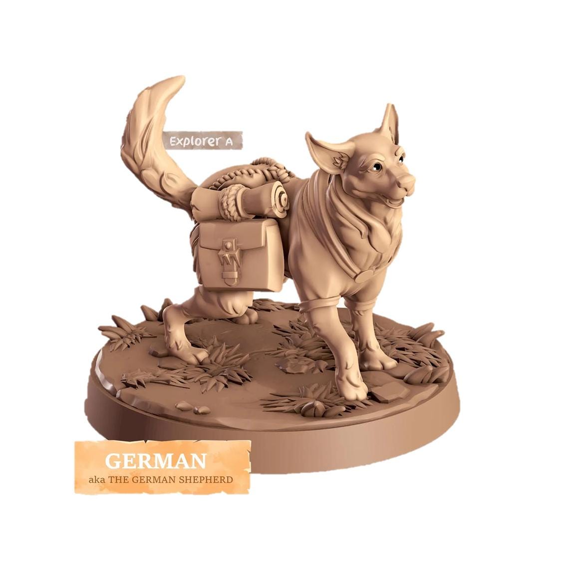 German Shepherd Dog - Multiple Poses with or without Gear