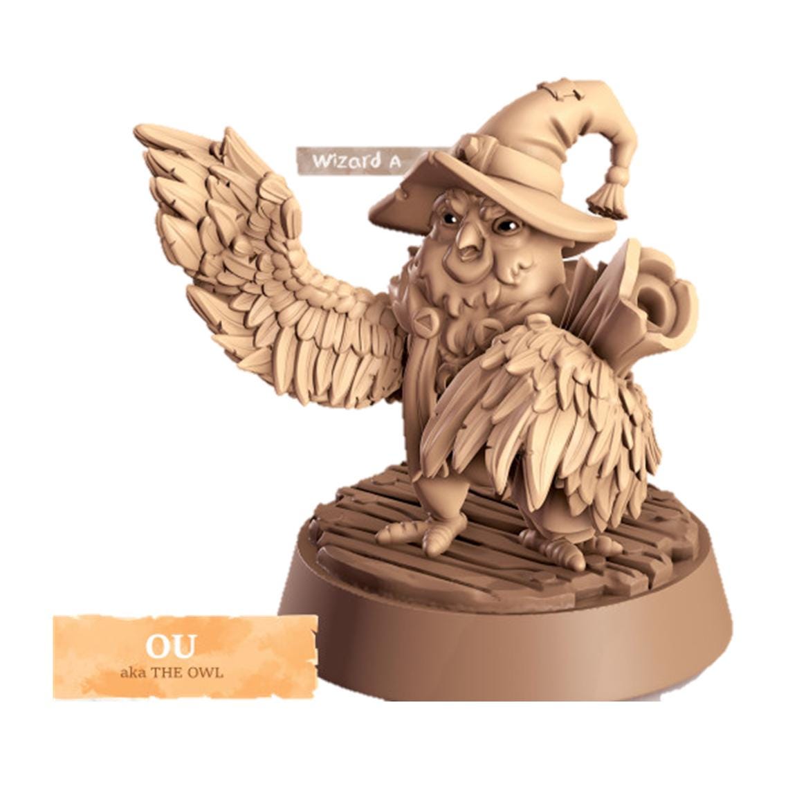 Owl - Multiple Poses with or without Gear