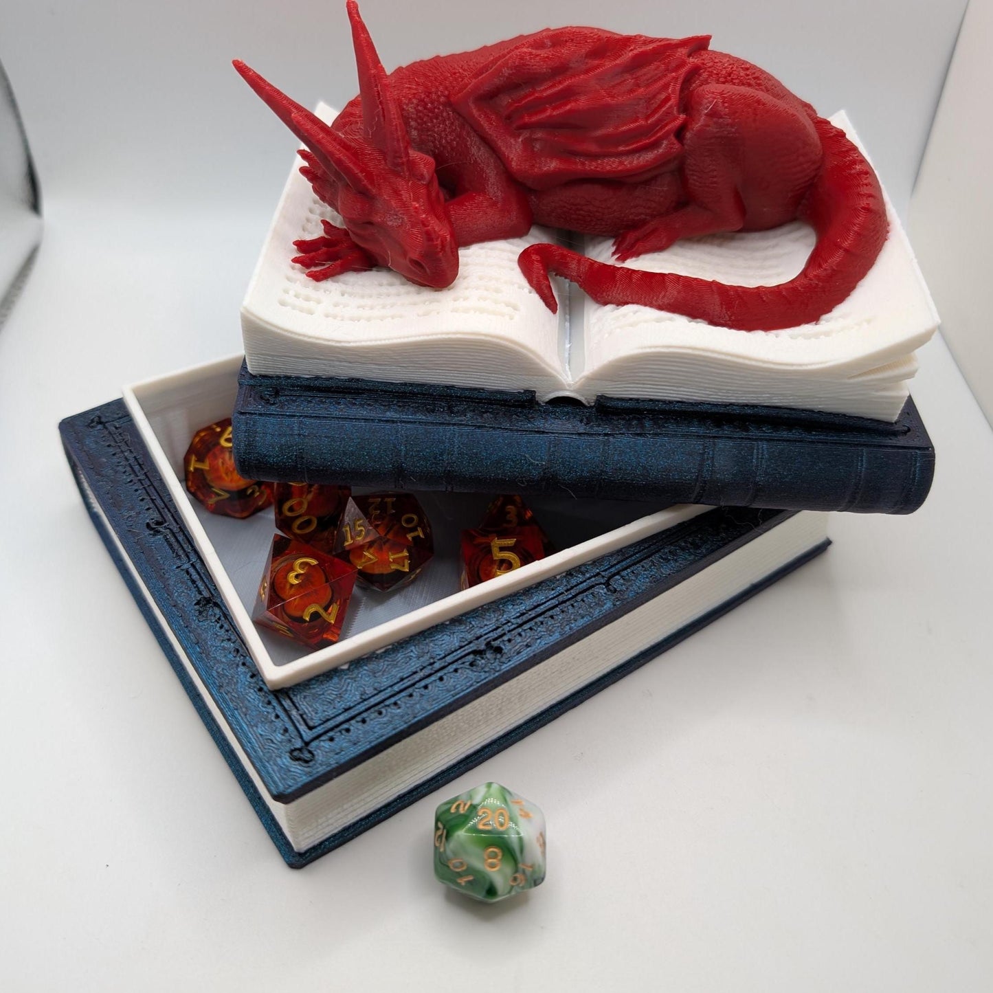 Sleeping Pseudodragon Dice Holder