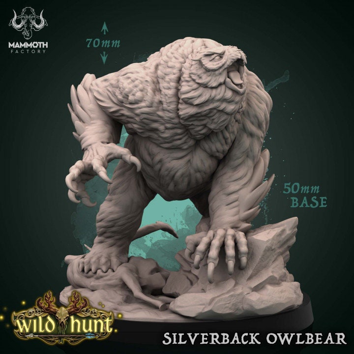 Owlbear - Adult and Cub