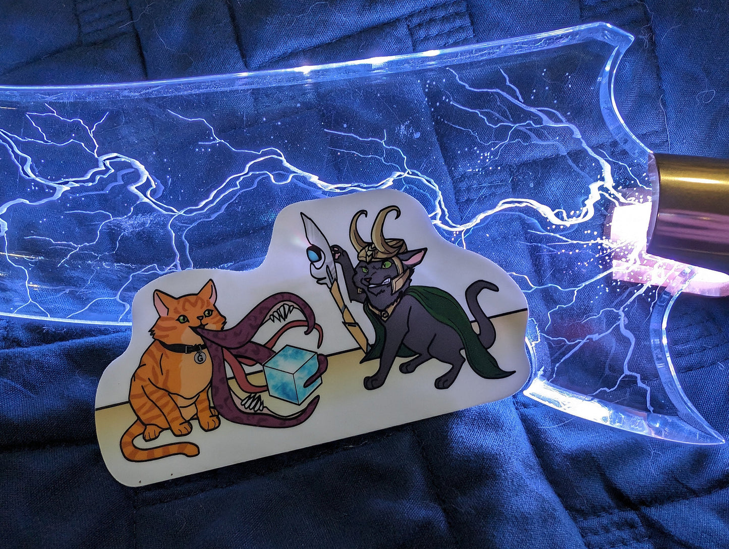 Lokitty vs Flerken Sticker