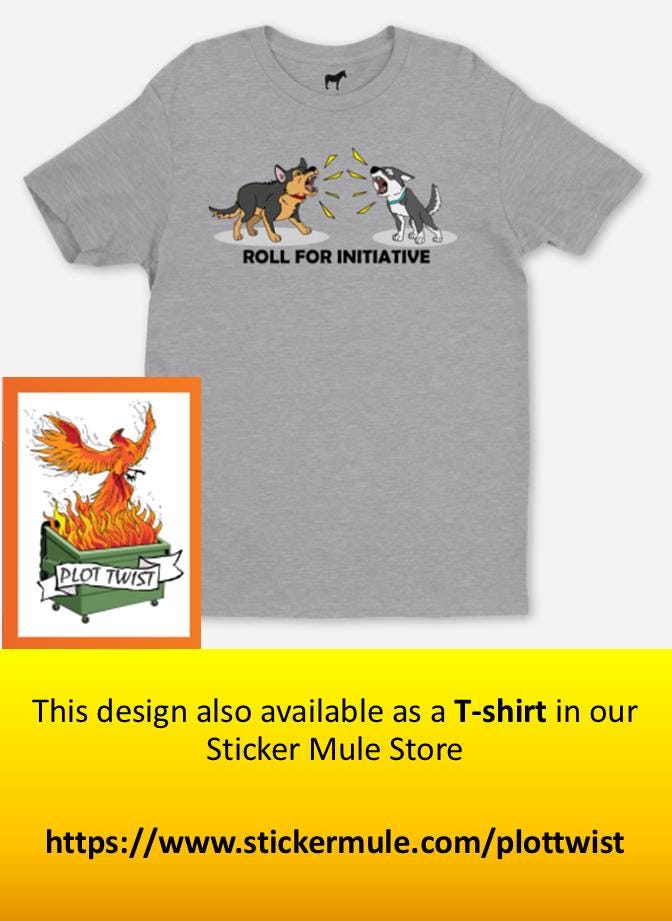 Roll for Initiative Sticker