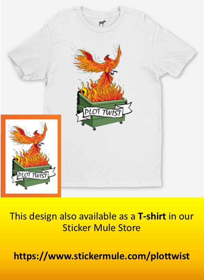 Dumpster Phoenix Sticker