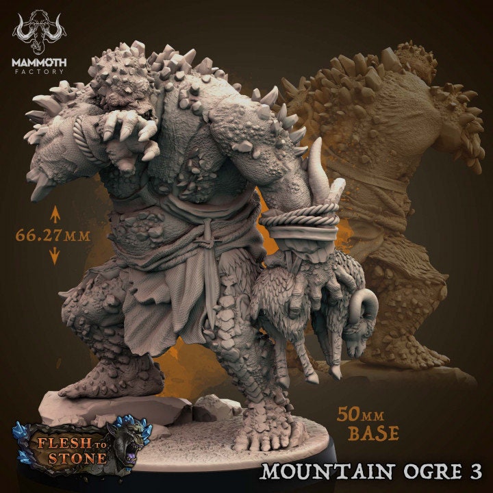 Mountain Ogre Pack + 2 Rams