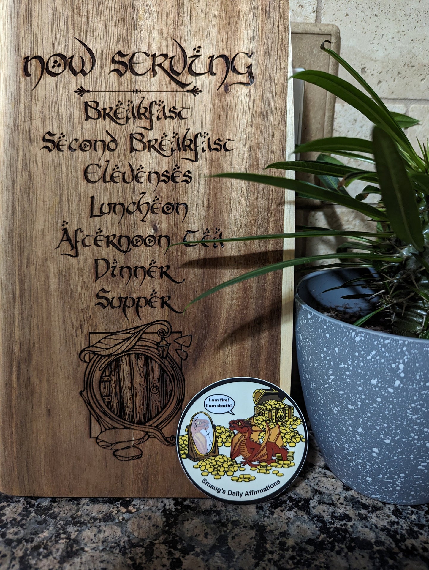 Smaug Affirmations Sticker