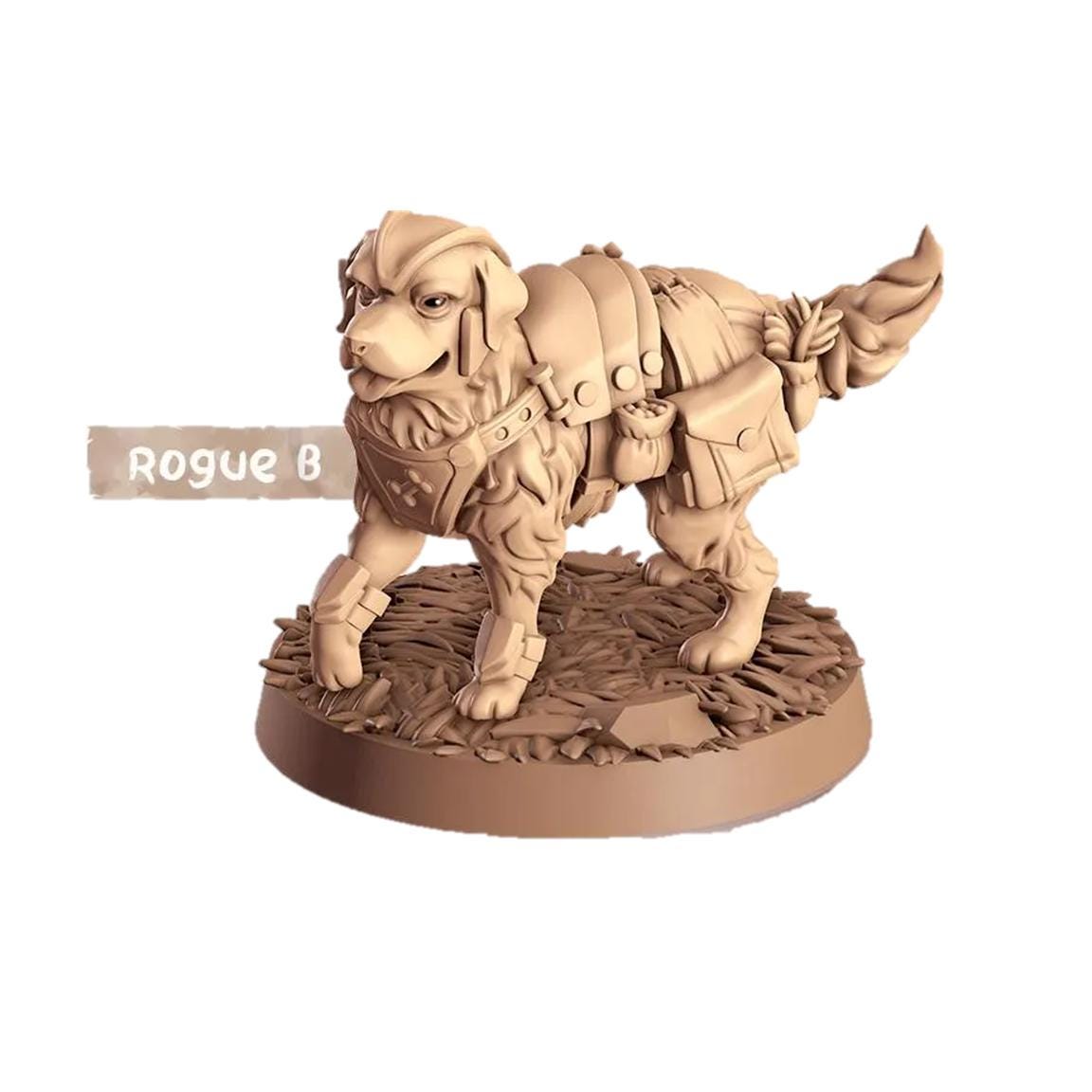 Golden Retriever Dog - Multiple Poses with or without Gear