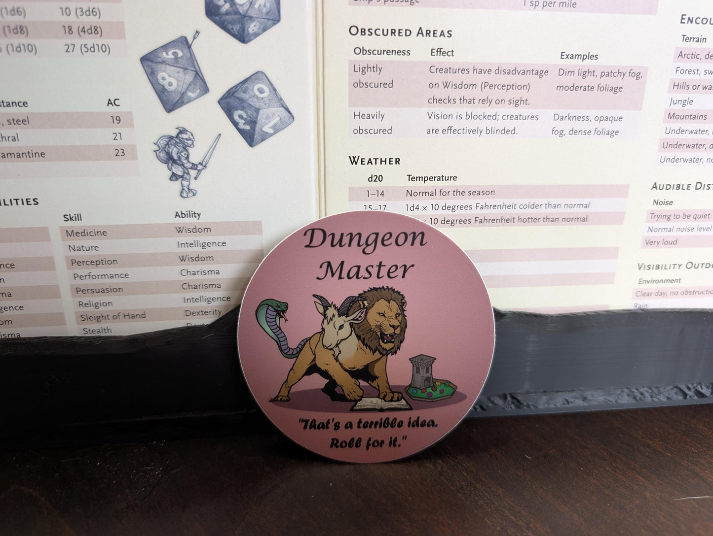 DnD - Dungeon Master Sticker