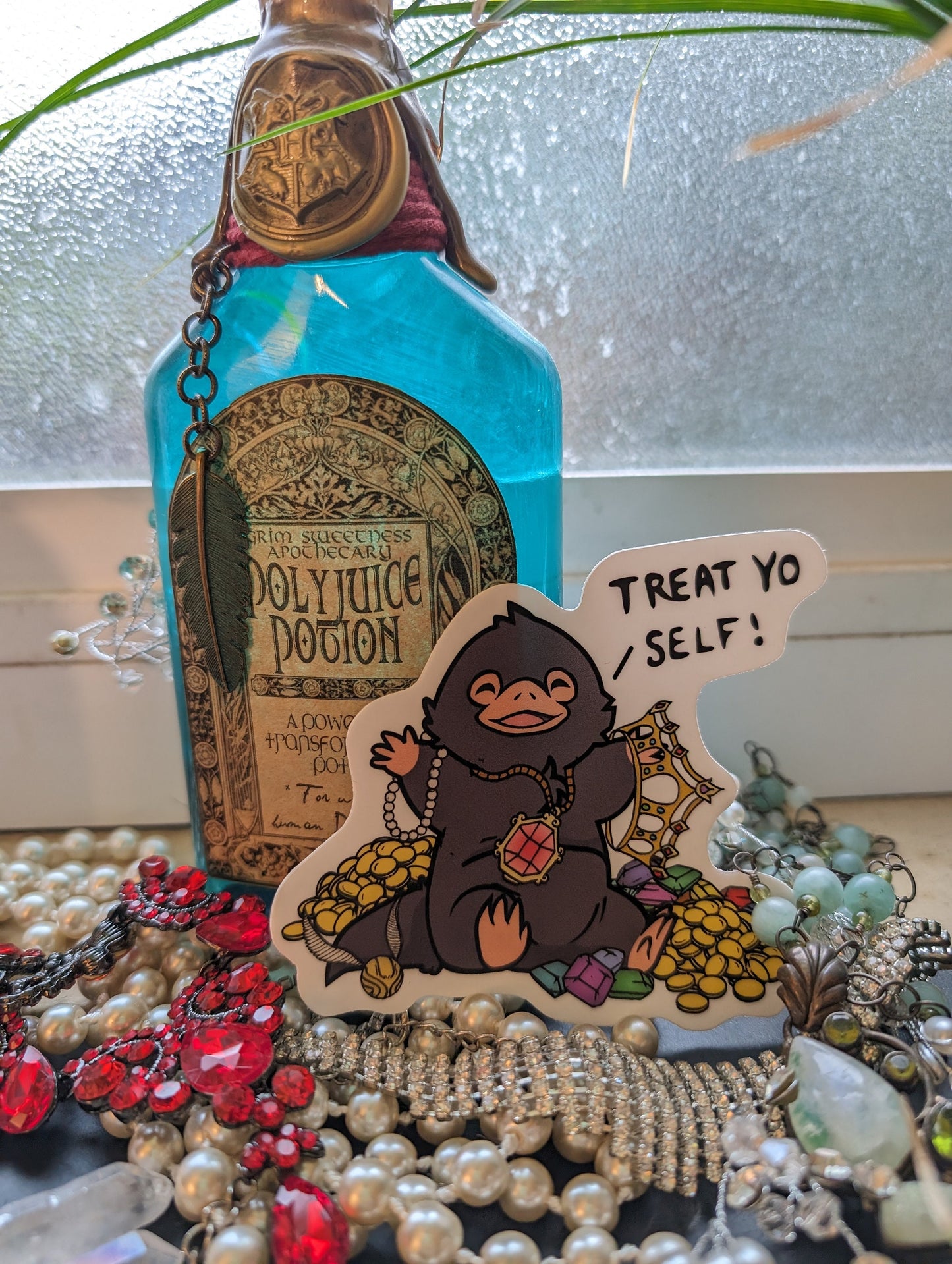 Treat Yo' Self Sticker