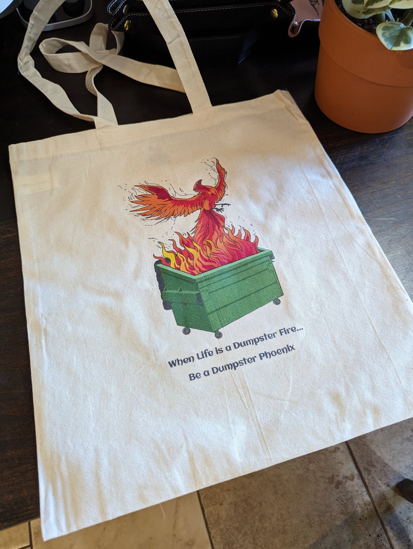Dumpster Phoenix Tote Bag