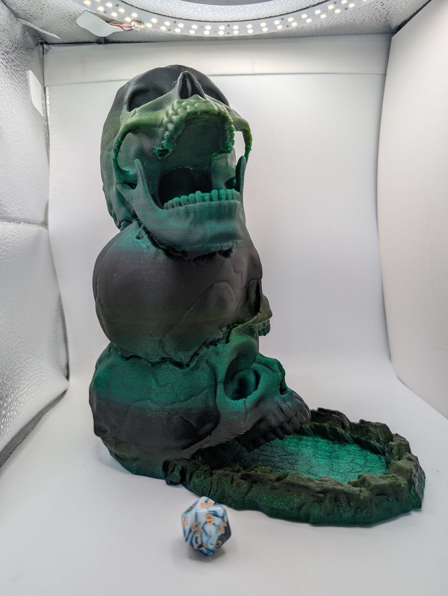 Skull Stack Dice Tower