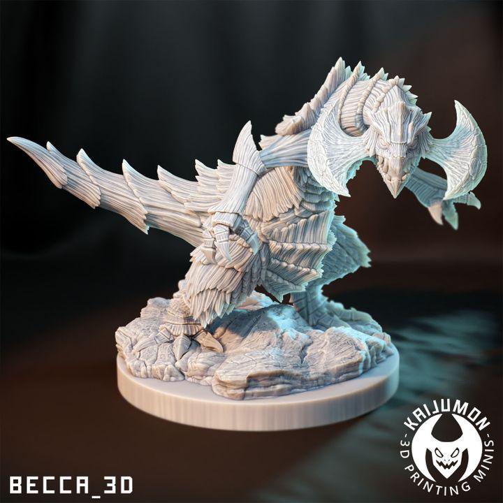 Kaijumon Axe-Head Dragon