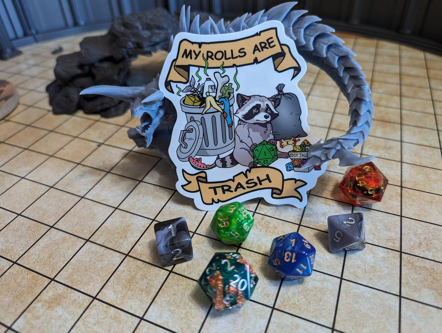 Trash Rolls Sticker
