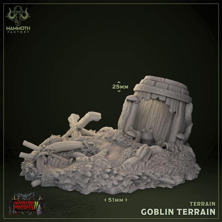 Terrain - Goblin Raft & Terrain