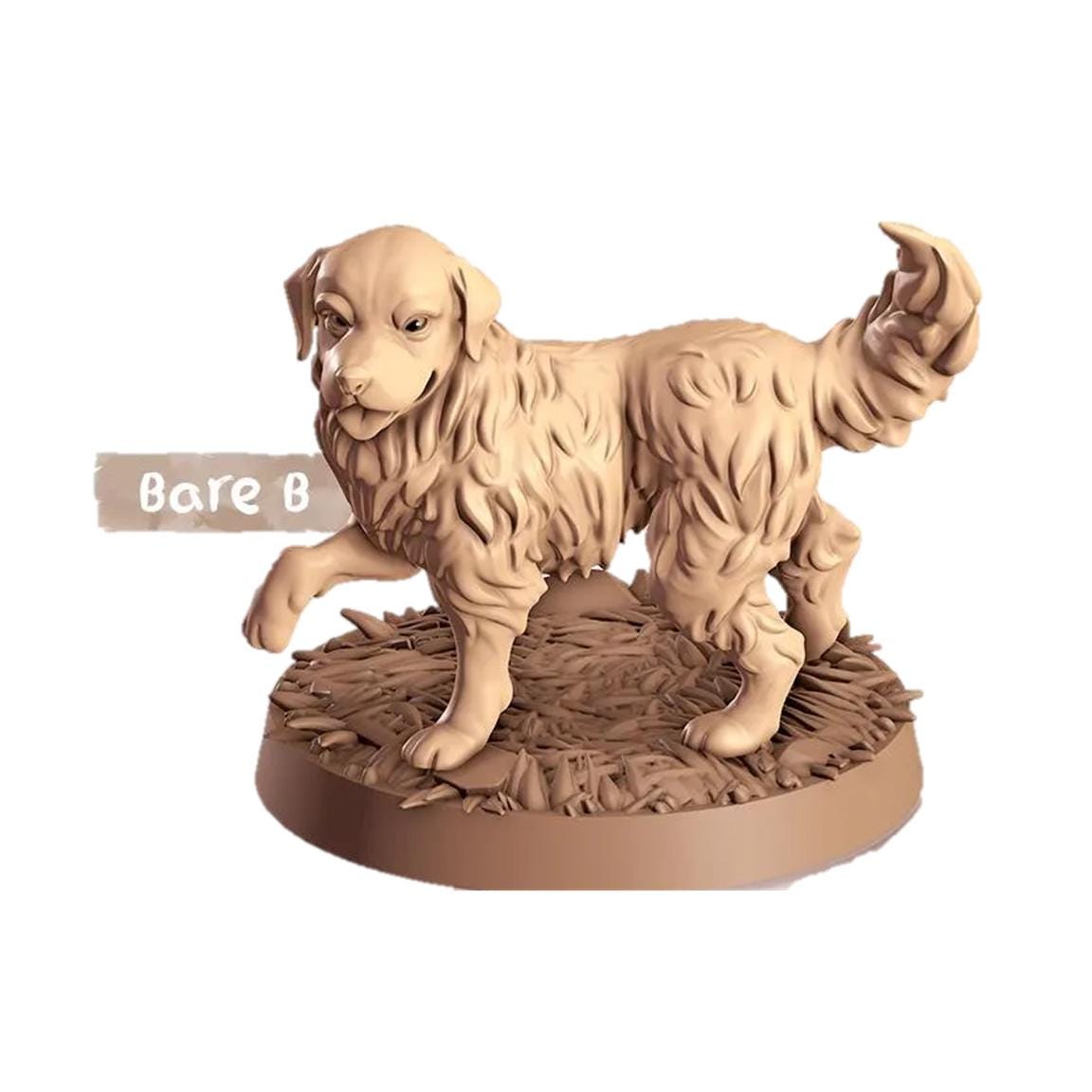 Golden Retriever Dog - Multiple Poses with or without Gear