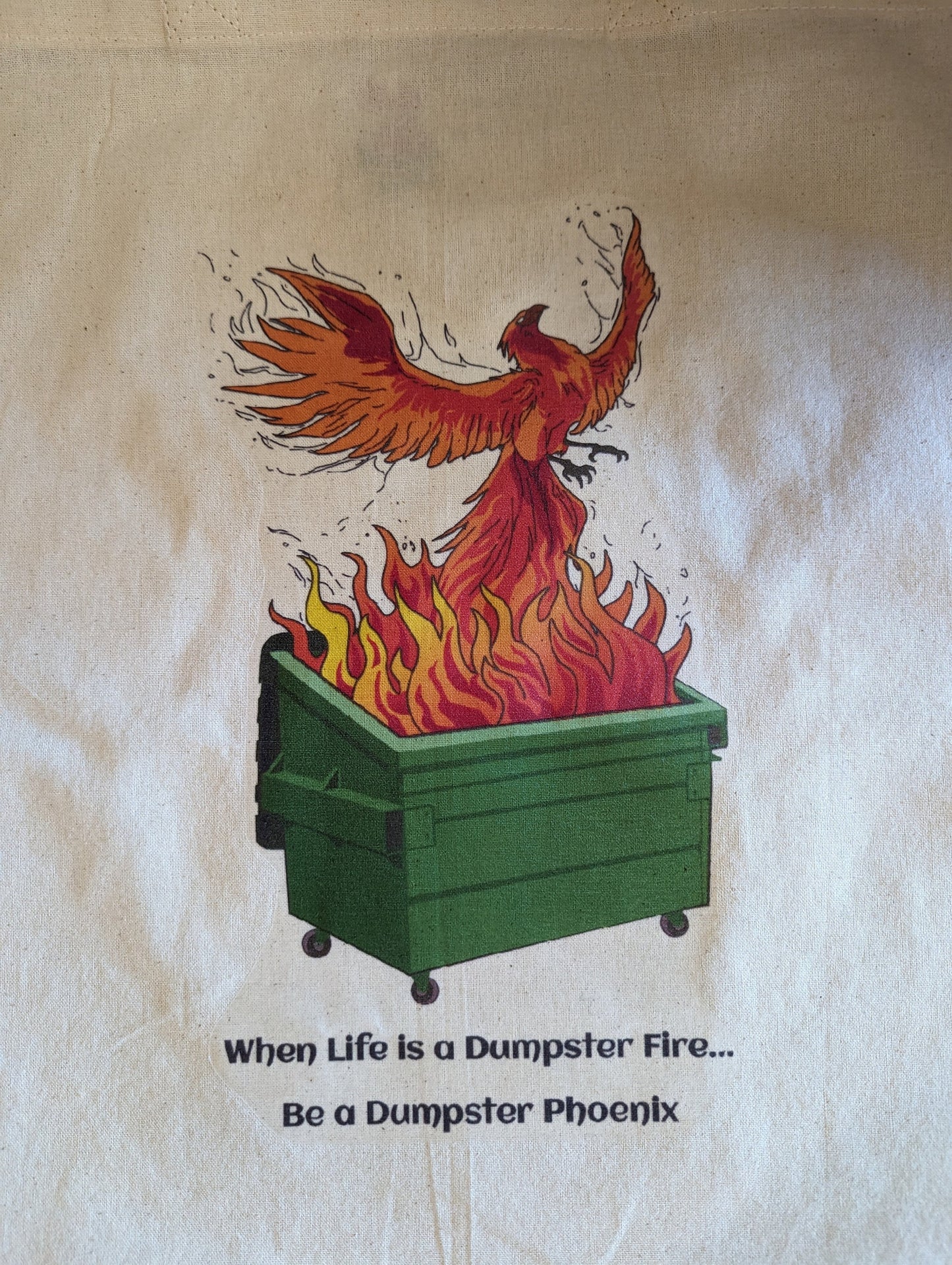 Dumpster Phoenix Tote Bag