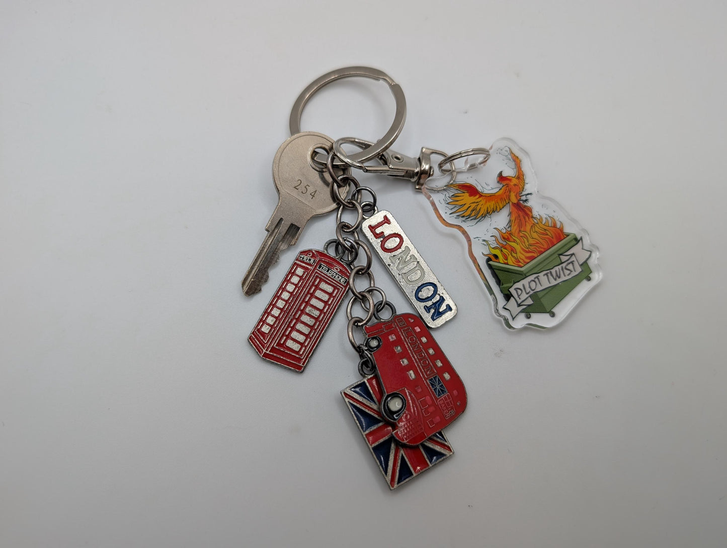 Plot Twist Acrylic Keychain