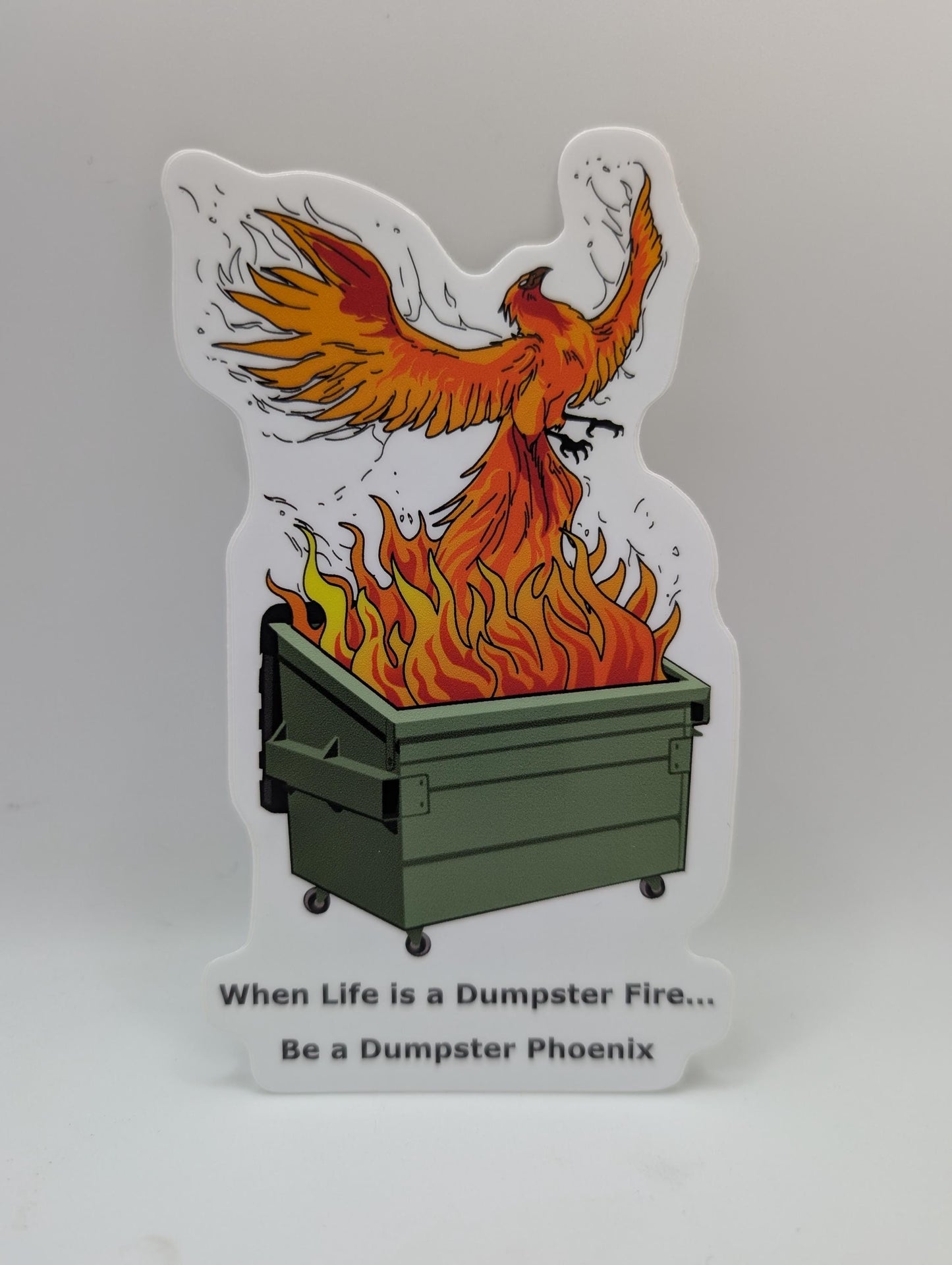 Dumpster Phoenix Sticker
