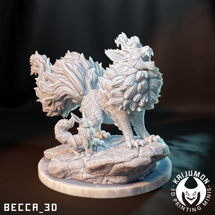 Kaijumon Fire Dog