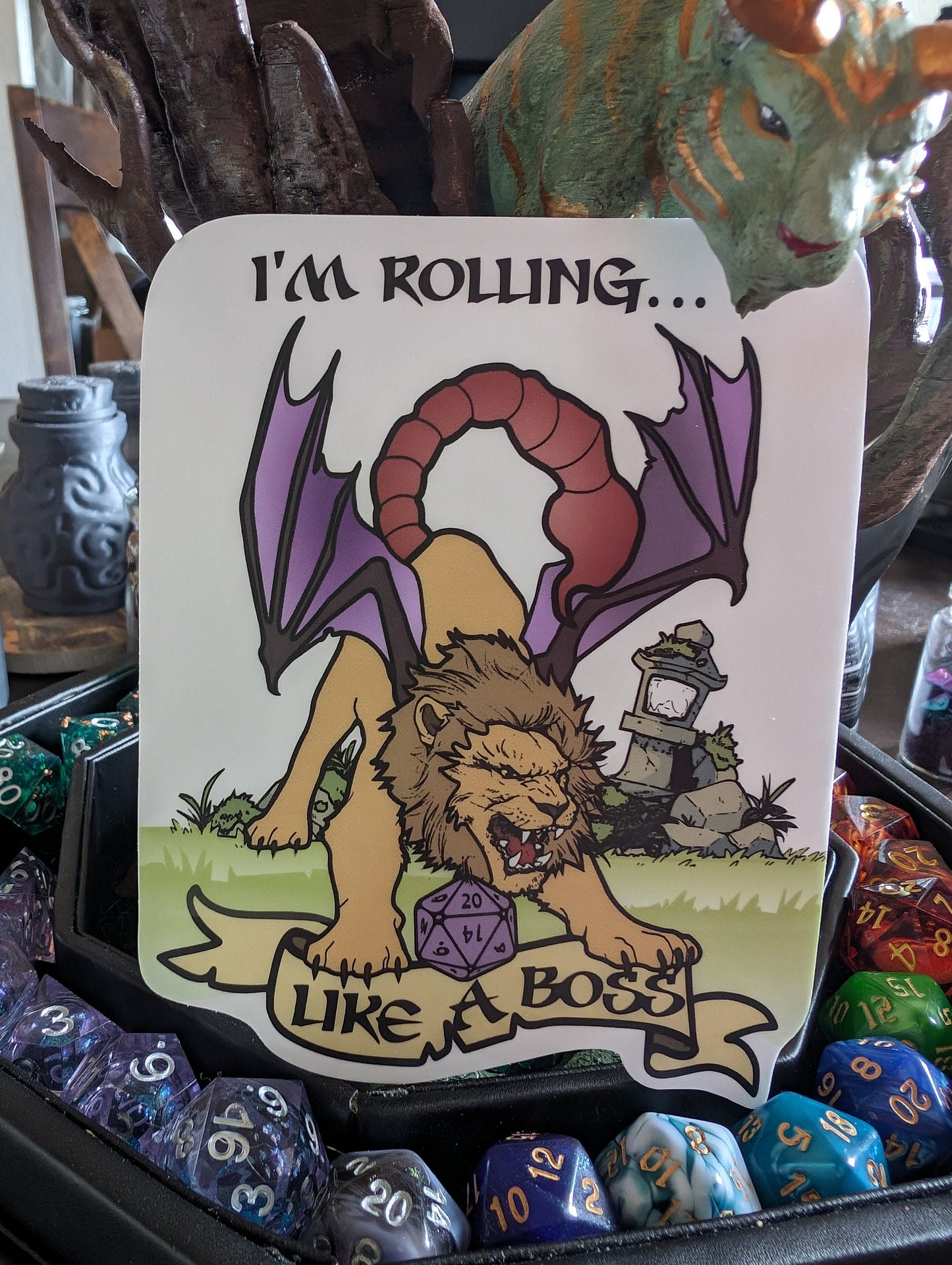 Rolling Like a Boss Sticker