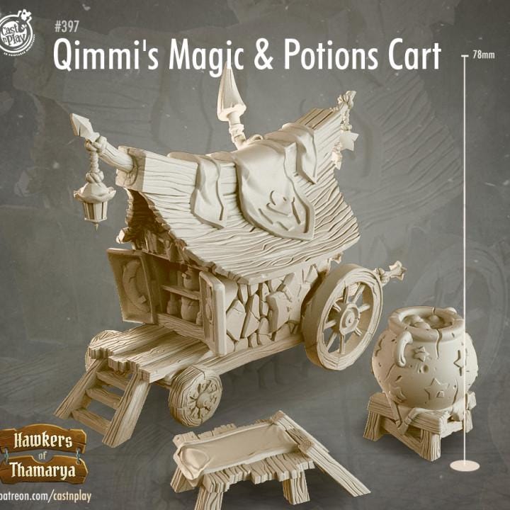 Terrain - Magic & Potions Cart