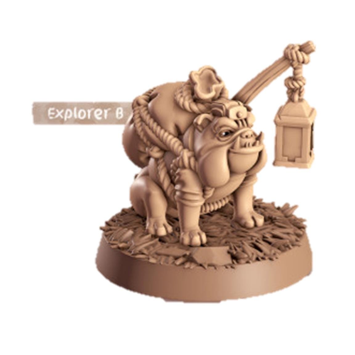 English Bulldog - Multiple Poses with or without Gear