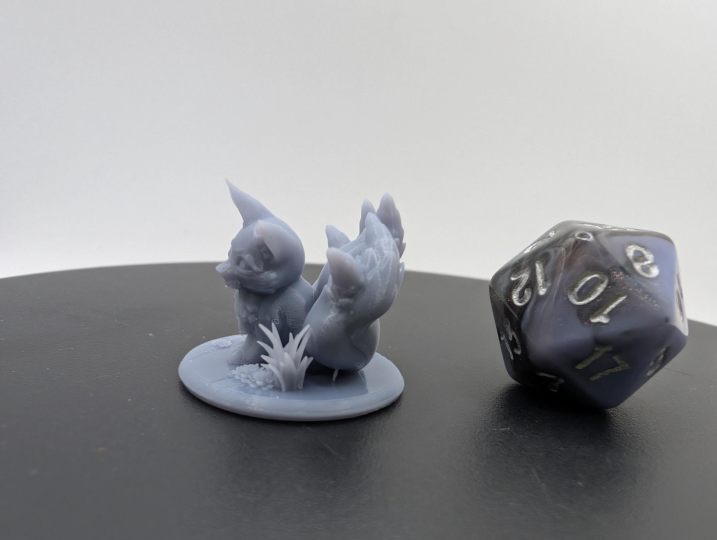 Baby Kitsune (Multi-Tailed Fox) and Adult Option