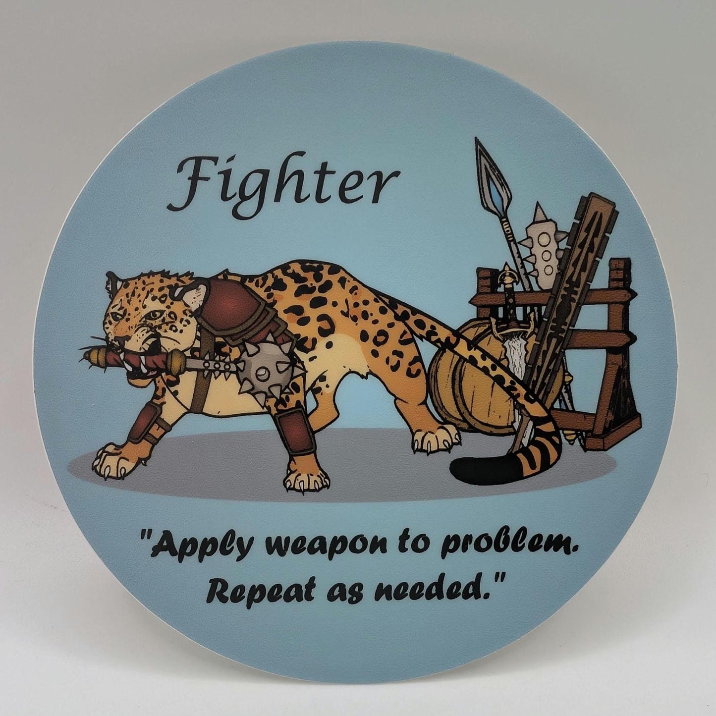 DnD - Fighter Sticker