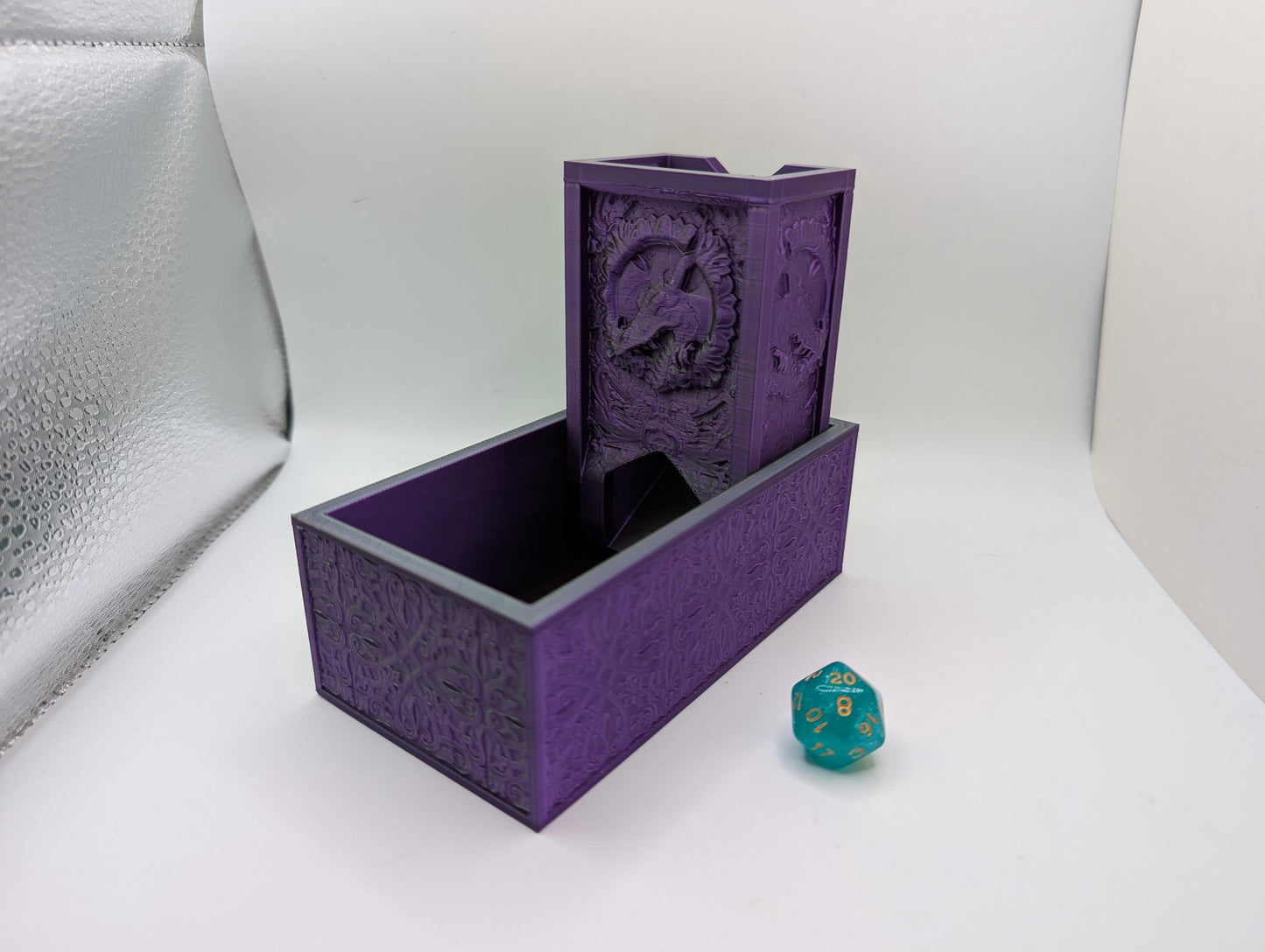 Folding Dice Tower - Dragon Desgin