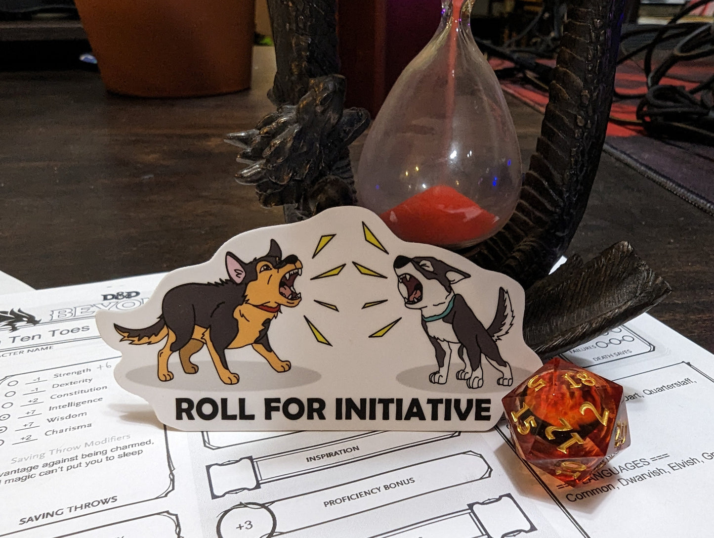 Roll for Initiative Sticker