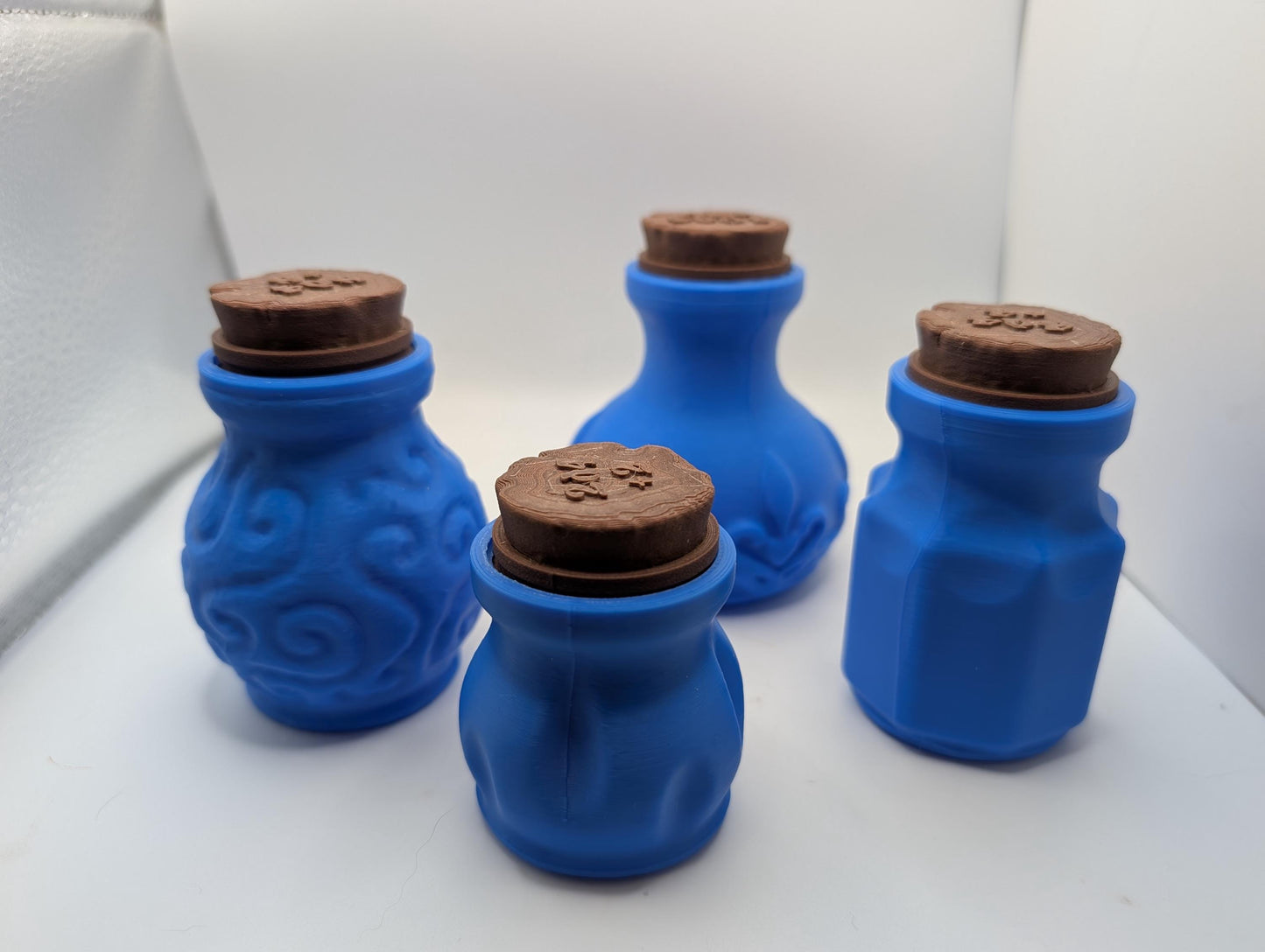 DnD Potion Bottles with Dice Included