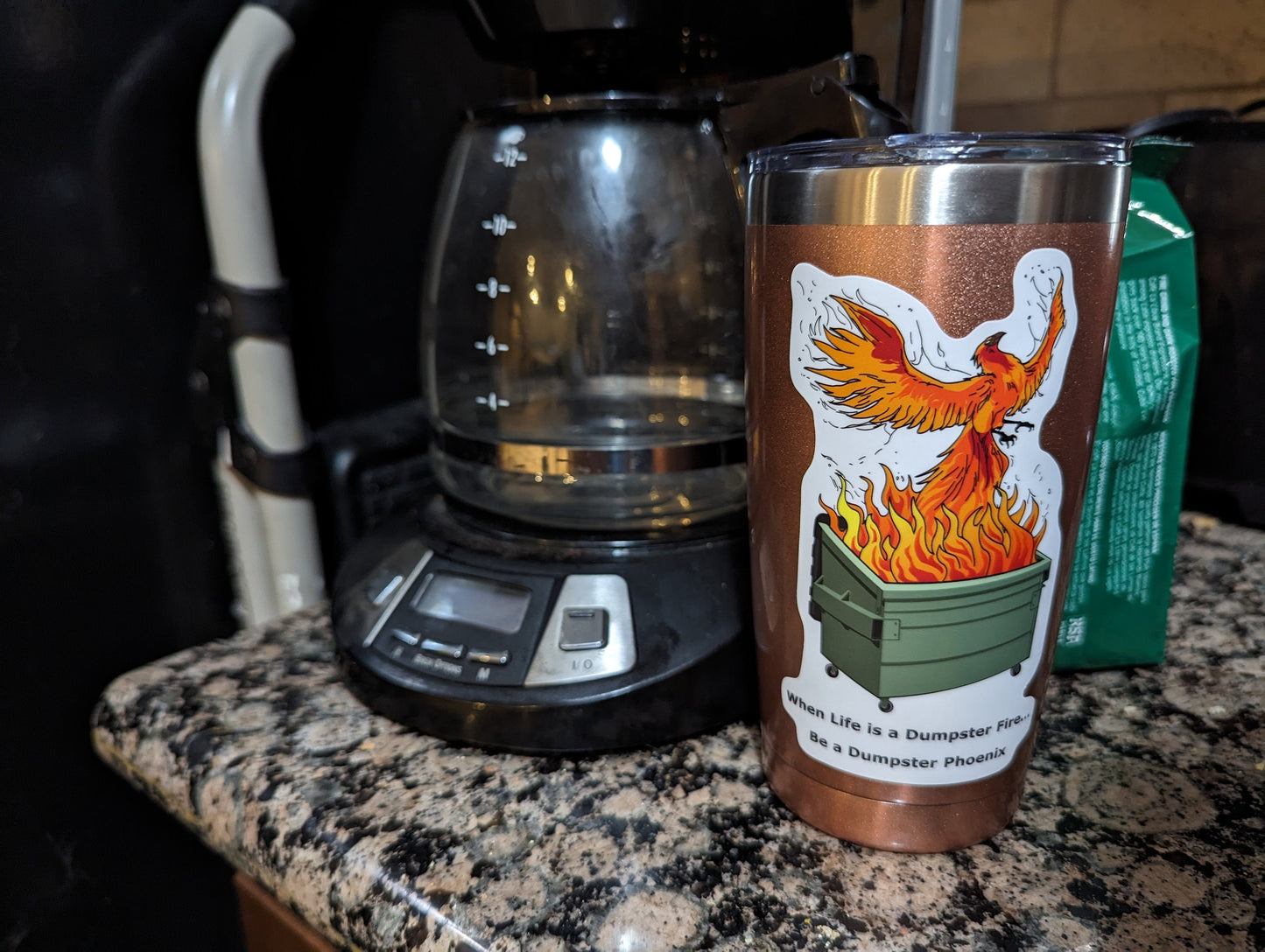 Dumpster Phoenix Sticker