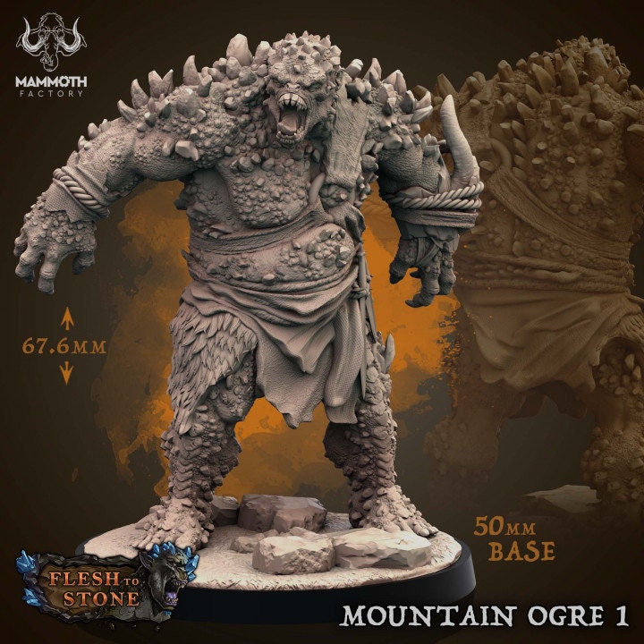 Mountain Ogre Pack + 2 Rams