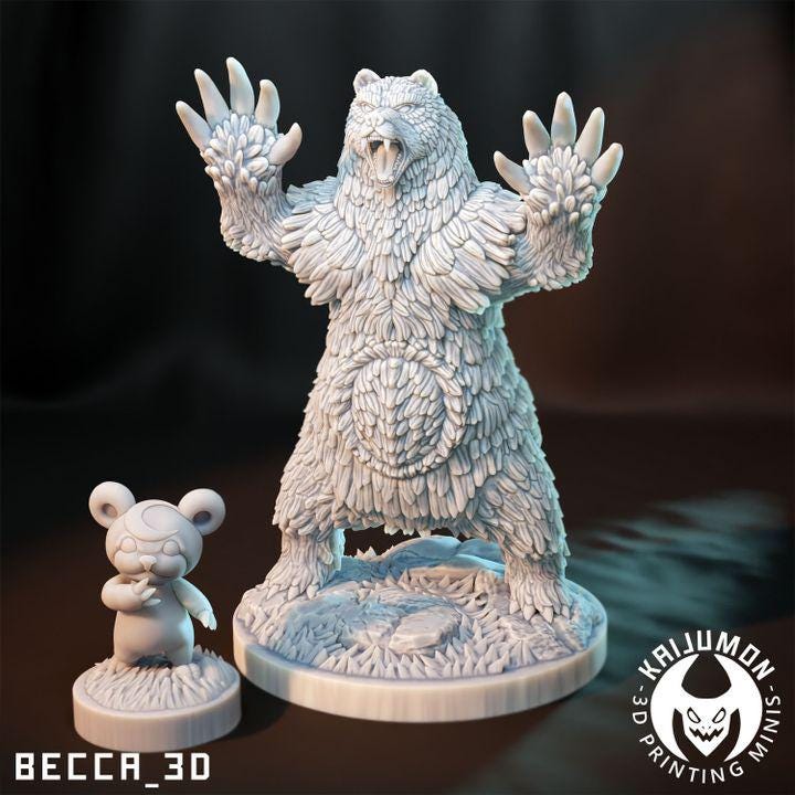 Kaijumon Bear Monster