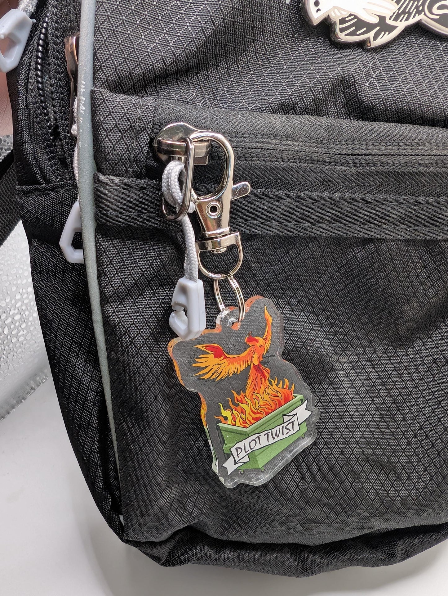 Plot Twist Acrylic Keychain