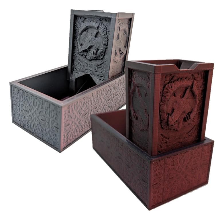 Folding Dice Tower - Dragon Desgin