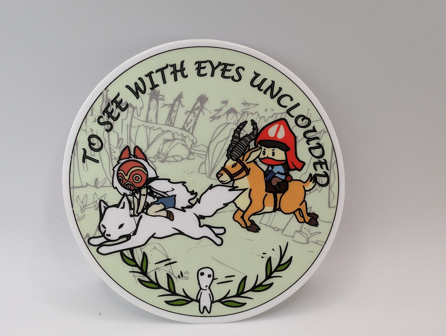 Eyes Unclouded Sticker