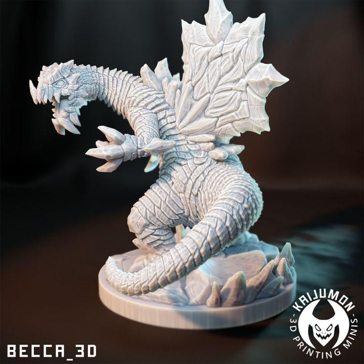 Kaijumon Icezilla Dragon