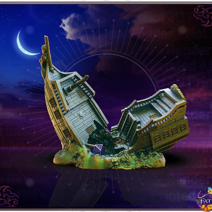 Shipwreck Dice Tower